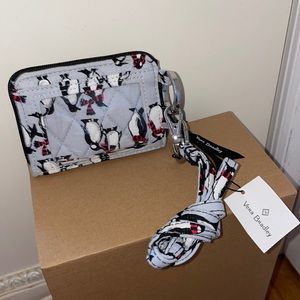 Playful Penguin Coin Pouch & Lanyard